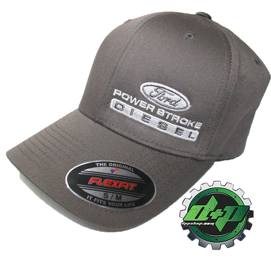 Ford Powerstroke hat ball cap fit dieselpowerplusstore stretch flex flexfit fitted –